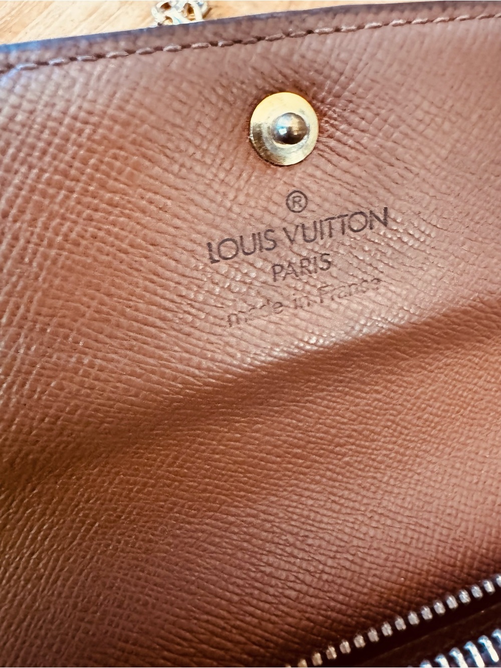 Louis Vuitton monogram vintage long Sarah wallet converted Crossbody - Picture 13 of 16